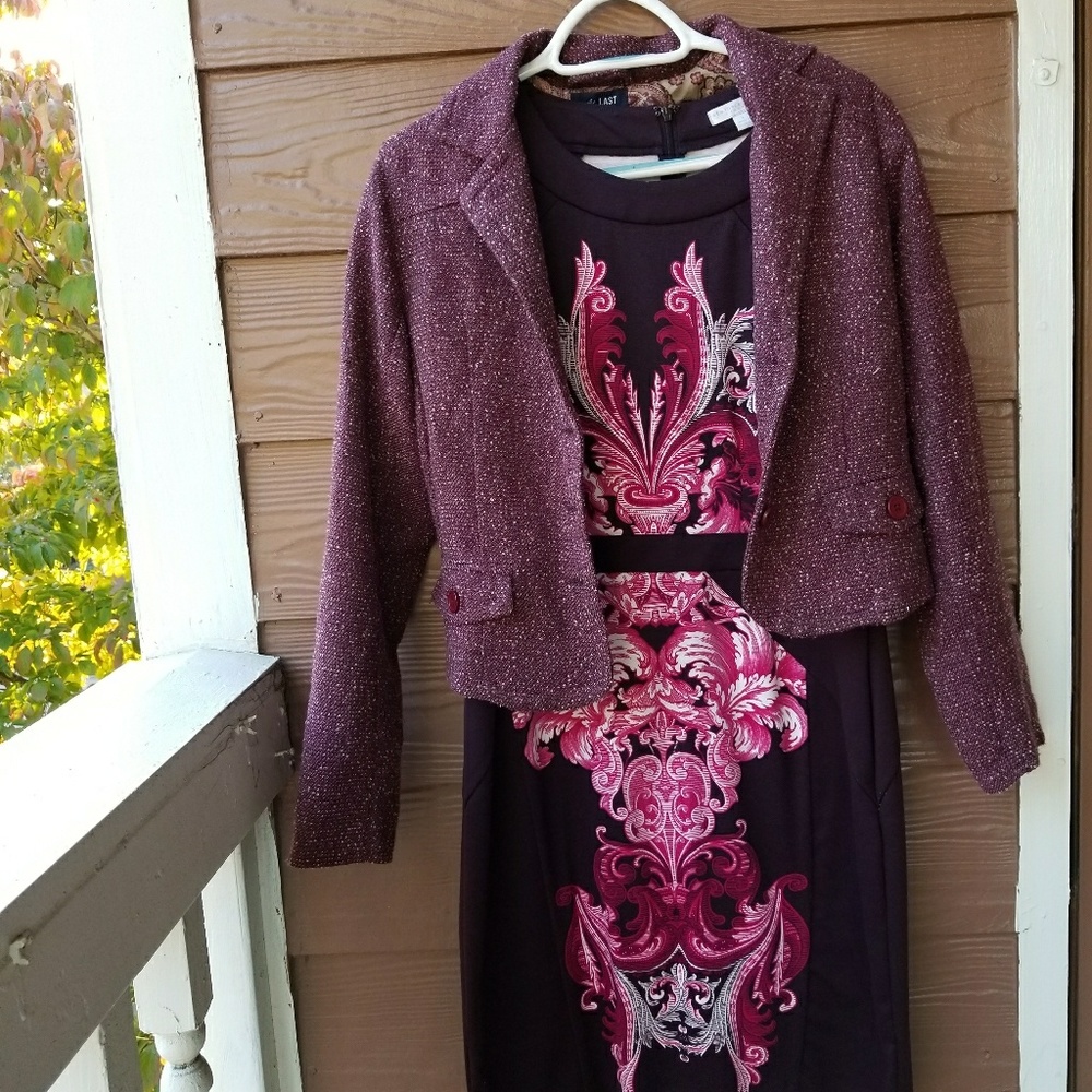 Sheath dress and jacket
